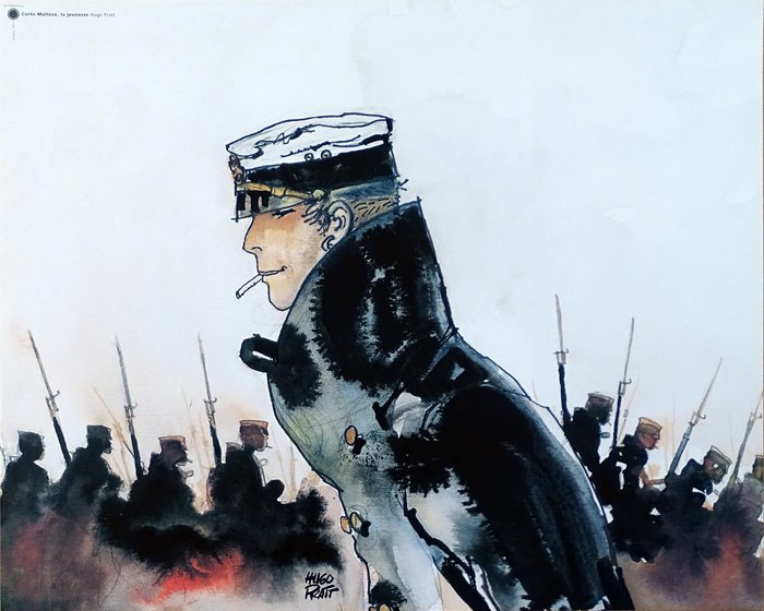 Pratt, Hugo - 1 Offset Print - Corto Maltese - Corto Maltese, la jeunesse - 2014