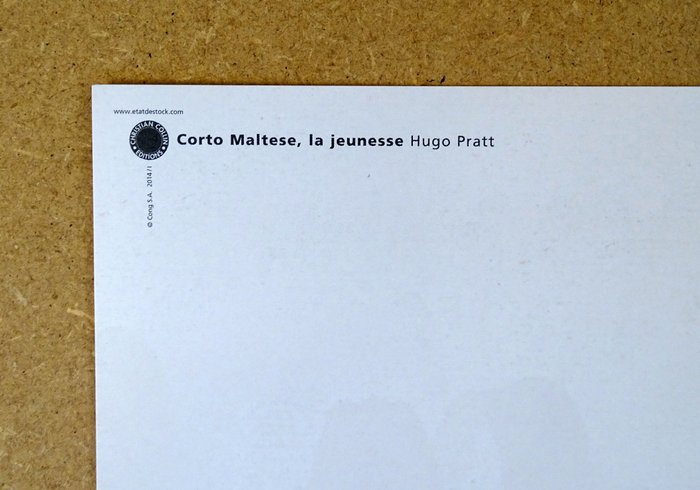 Pratt, Hugo - 1 Offset Print - Corto Maltese - Corto Maltese, la jeunesse - 2014