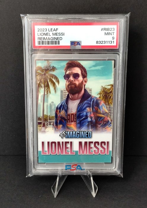 2023 Leaf Reimagined Lionel Messi #RIB23 PSA 9 - 1 Graded card