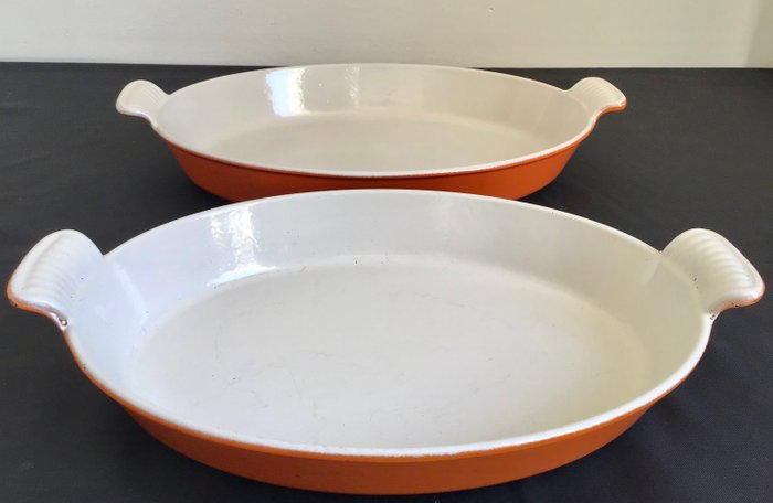 Le Creuset  Cousances - Ovnfad (2) - Orange emaljeret støbejern