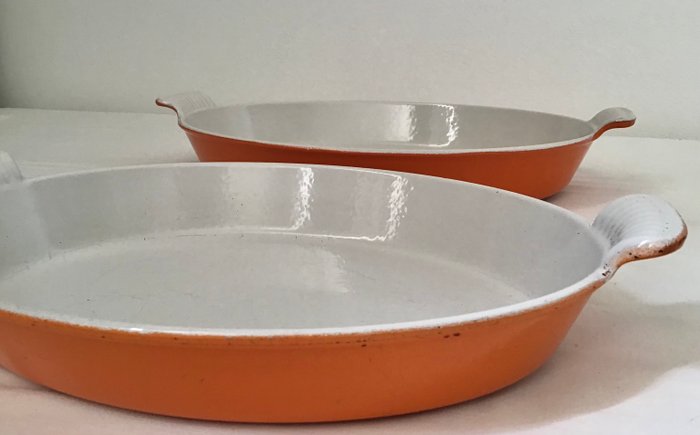 Le Creuset  Cousances - Ovnfad (2) - Orange emaljeret støbejern