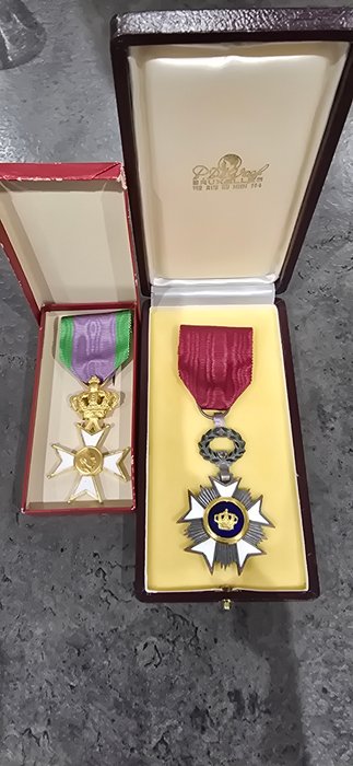 Belgien - Militærmedalje - Medaljer af Kroneordenen