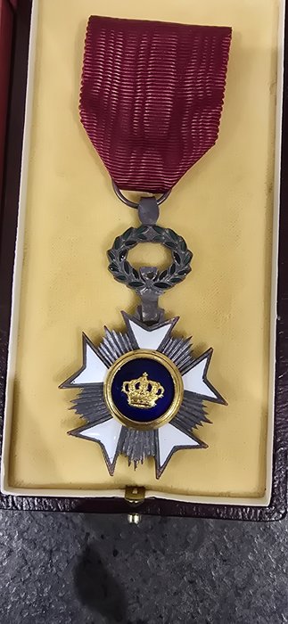 Belgien - Militærmedalje - Medaljer af Kroneordenen