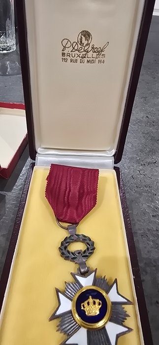 Belgien - Militærmedalje - Medaljer af Kroneordenen