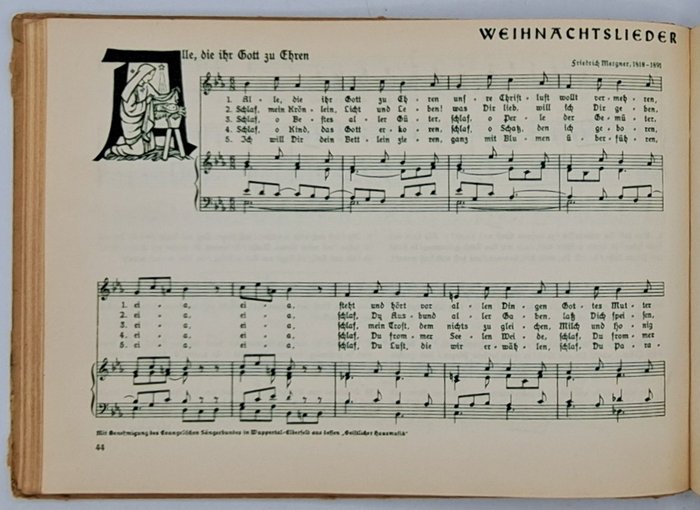 Varia - O freudenreicher Tag. Advents- und Weihnachtslieder aus alter und neuer Zeit. - 1941