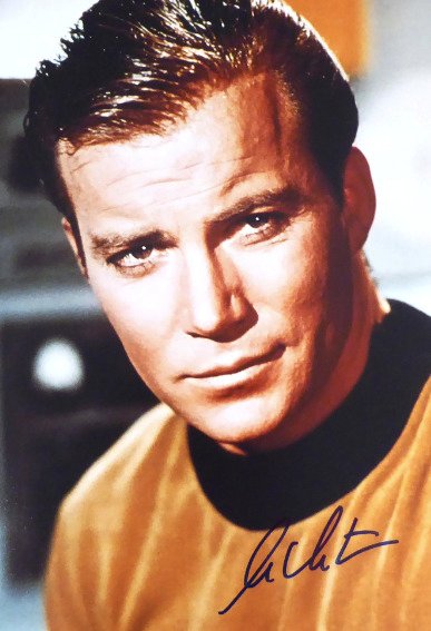 Star Trek - William Shatner - Signed 28x35 cm Photo with JSA COA