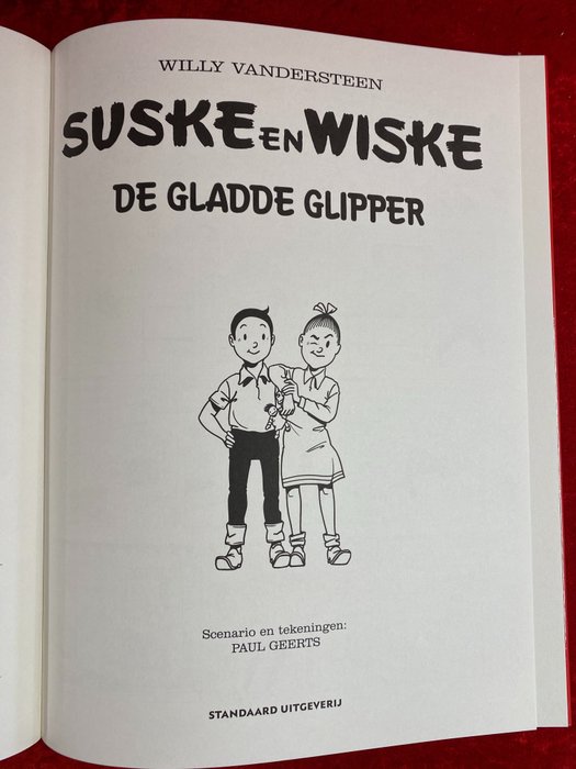 Suske en Wiske 149 - De Gladde Glipper - Luxe uitgave stripfestival Middelkerke op 200 ex. - 1 Album - Første udgave - 2022