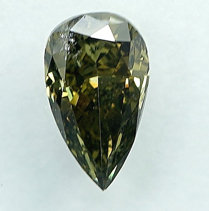 1 pcs Diamant  (Naturfarvet)  - 0.52 ct - Fancy deep Brunlig Gul - SI2 - International Gemological Institute (IGI)