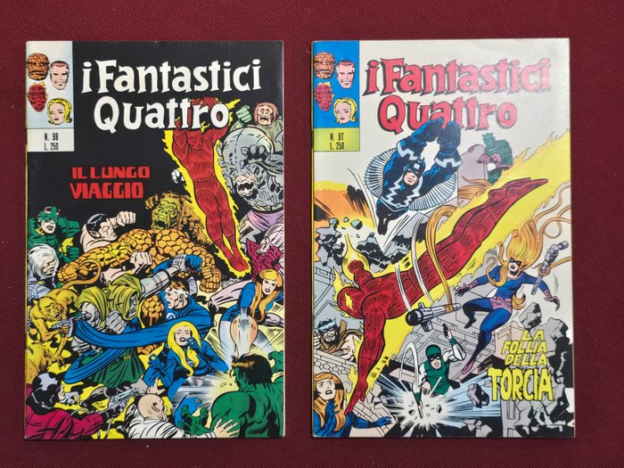 I Fantastici Quattro n 97/99 - originali - 3 Comic - Første udgave