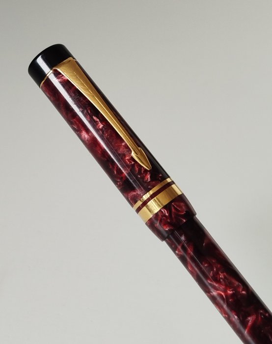 Parker - Duofold Centennial red marble - Kuglepen