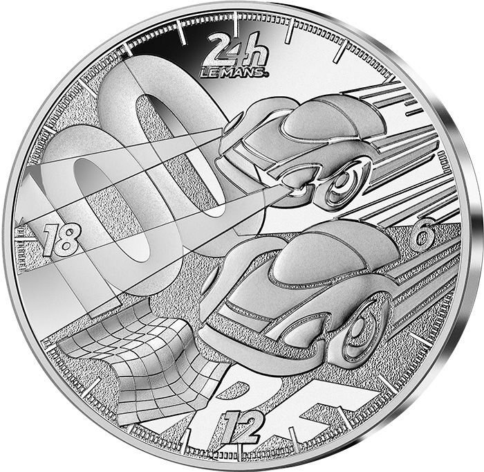 Frankrig. 10 Euro 2023 "Les 100 ans des 24 Heures du Mans" Proof