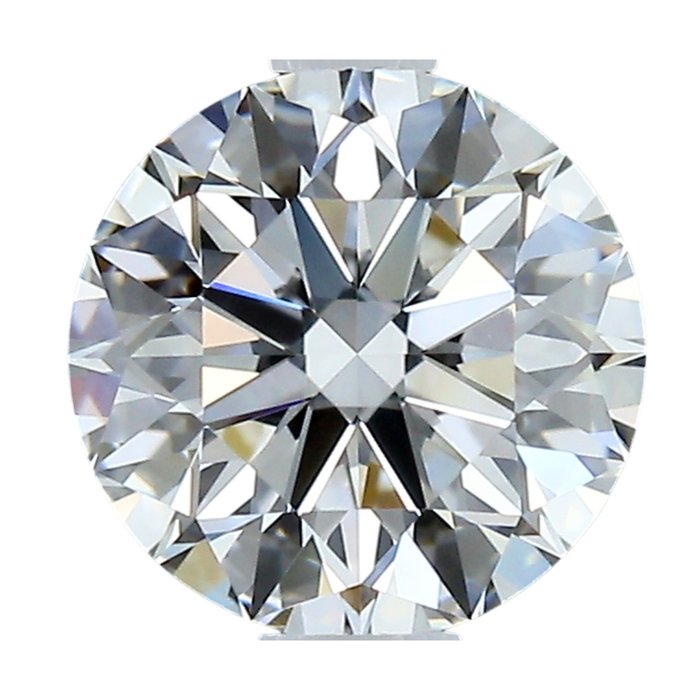 1 pcs Diamant  (Natur)  - 1.02 ct - Rund - E - VS1 - Gemological Institute of America (GIA) - Ideel diamant