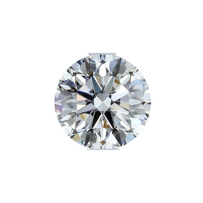 1 pcs Diamant  (Natur)  - 1.02 ct - Rund - E - VS1 - Gemological Institute of America (GIA) - Ideel diamant