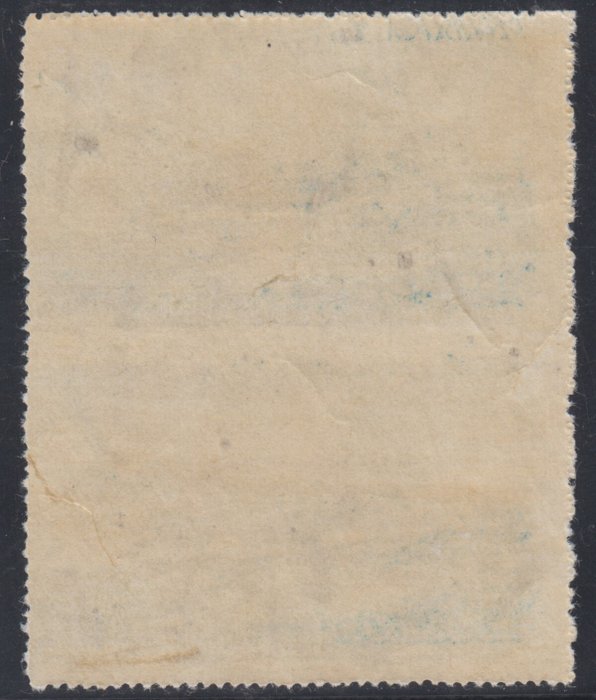 Spanien 1938 - Submarine Mail. 1 peseta, blå. - Edifil 775spv