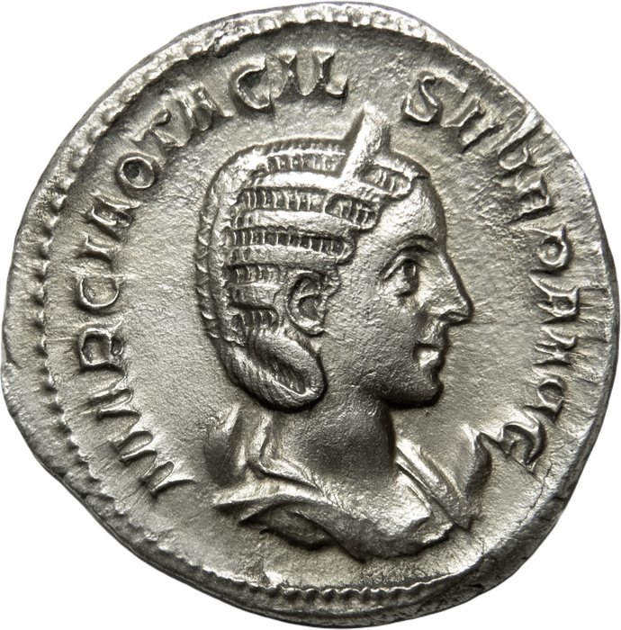 Romarriket Otacilia Severa (Augusta AD 244-249) Antoninianus Minted in Rome 244-245 PVDICITIA AVG