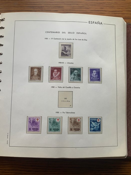 Spanien 1950/1998 - Meget komplet samling