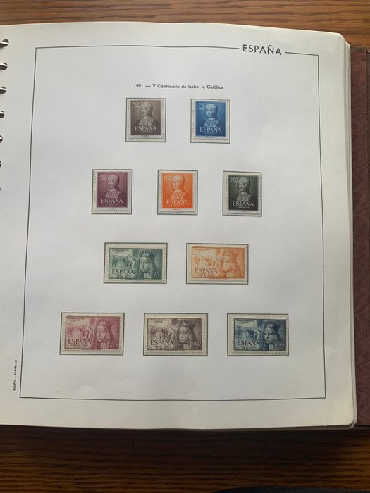 Spanien 1950/1998 - Meget komplet samling