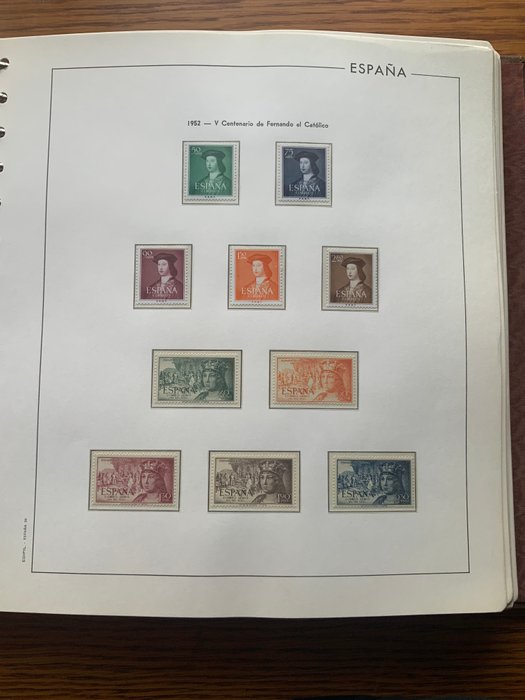 Spanien 1950/1998 - Meget komplet samling