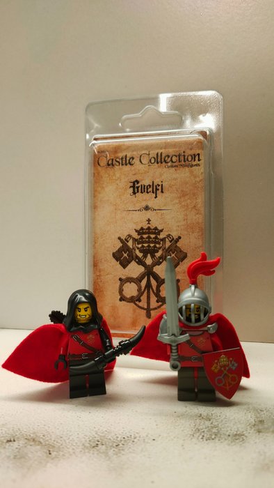 Lego - Castle - Minifigures Guelfi e Ghibellini serie Élite Custom Made Limited Edition - 2020+