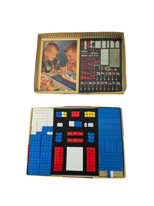 Lego - Vintage - 312 - Extreem zeldzame vintage Lego System Nr 312 Bootset uit 1961 in absolute topstaat! - 1960-1970