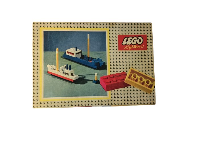 Lego - Vintage - 312 - Extreem zeldzame vintage Lego System Nr 312 Bootset uit 1961 in absolute topstaat! - 1960-1970