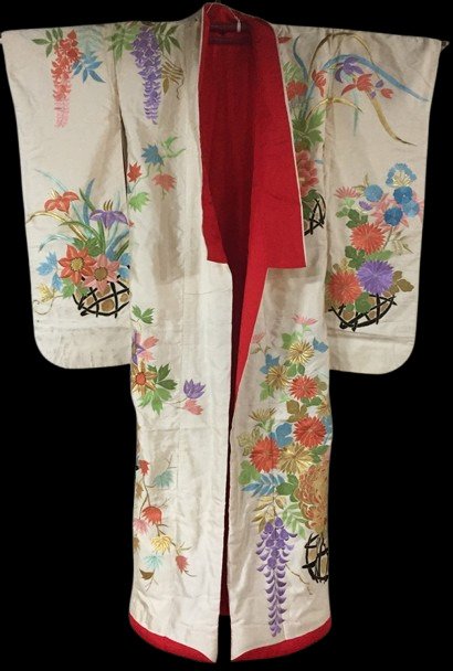 打掛 UCHIKAKE / Japansk traditionel bryllupskåbe / Kimono 着物 - Silke - Japan - Shōwa-periode (1926-1989)