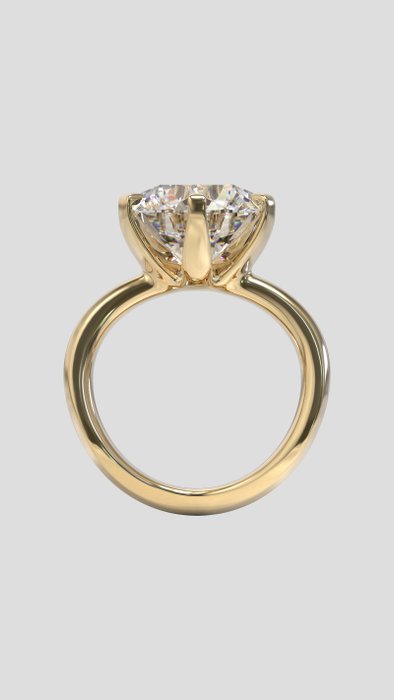 Forlovelsesring - 18 kraat Gulguld -  10.02ct. tw. Diamant (Natur) - VILDENCCI