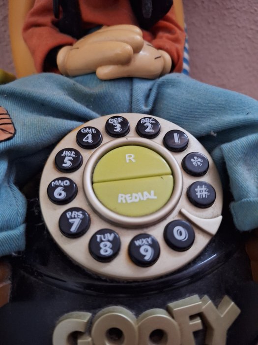 Disney, Goofy - Vintage Disney talking telephone