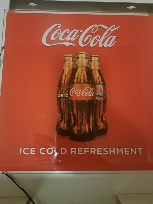 Coca-Cola - dekkers - Reklameplakat - Lucite