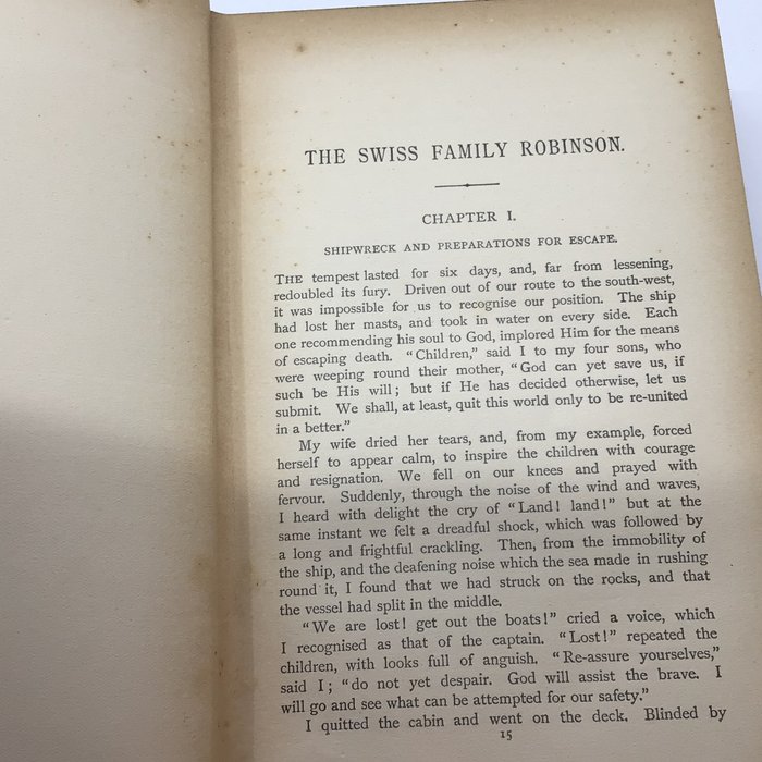 Daniel Defoe / Johan David Weiss - The Swiss Family Robinson  Robinson Crusoe - 1900-1901