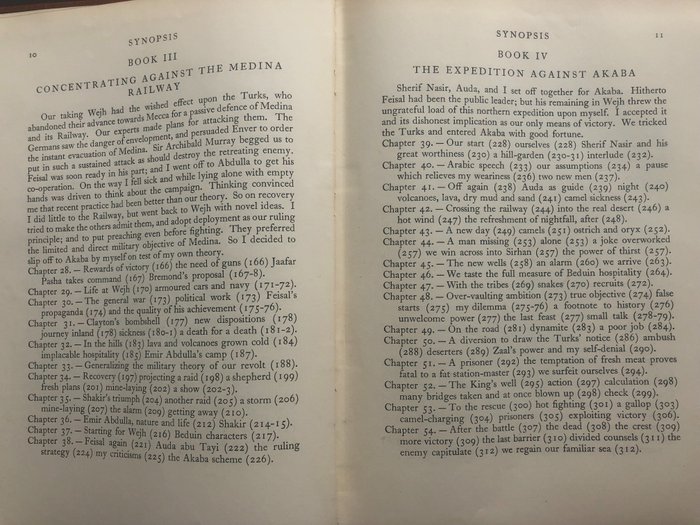 TE Lawrence - Seven Pillars of Wisdom a Triumph - 1935