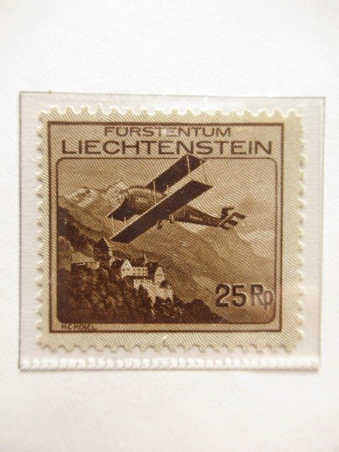 Liechtenstein 1930/1936 - Luftpost, komplet samling - Yvert PA n°1/13