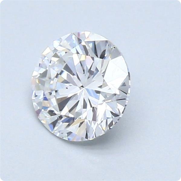 1 pcs Diamant  (Natur)  - 0.76 ct - Rund - D (farveløs) - VS2 - Gemological Institute of America (GIA)