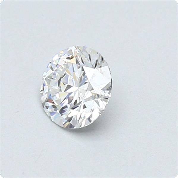 1 pcs Diamant  (Natur)  - 0.45 ct - Rund - D (farveløs) - VS2 - Gemological Institute of America (GIA)