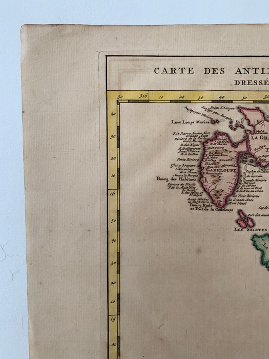 The Antilles - Antillerne; H. Chatelain - Carte des Antilles françoises et des Isles voisines dressée sur des memoires manuscrits. - 1701-1720