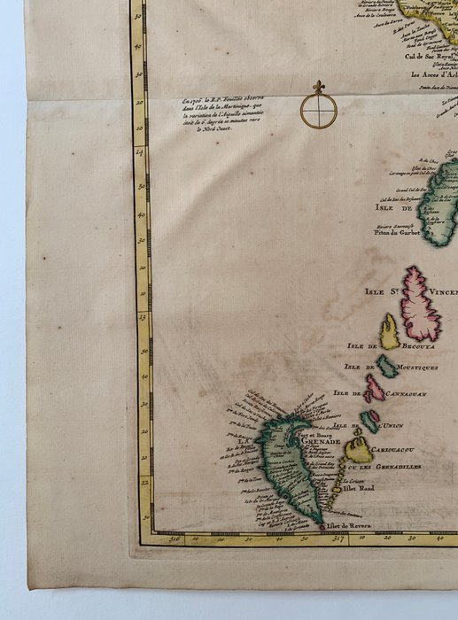 The Antilles - Antillerne; H. Chatelain - Carte des Antilles françoises et des Isles voisines dressée sur des memoires manuscrits. - 1701-1720