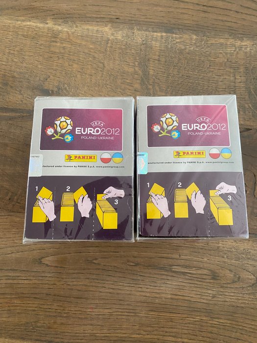 Panini - Euro 2012, Euro 2012 - 100 packs version - Zlatan Ibrahimović, Cristiano Ronaldo - 2 Sealed box