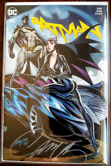 Batman #50 - RARE Big Key : Catwoman/Batman Wedding  Signed by J. Scott Campbell !!! SOLD OUT !! - 1 Signed comic - Første udgave