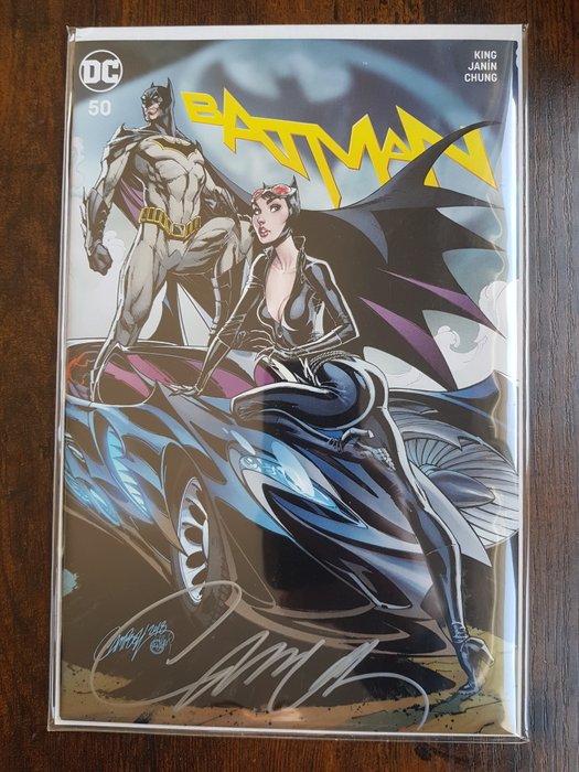 Batman #50 - RARE Big Key : Catwoman/Batman Wedding  Signed by J. Scott Campbell !!! SOLD OUT !! - 1 Signed comic - Første udgave