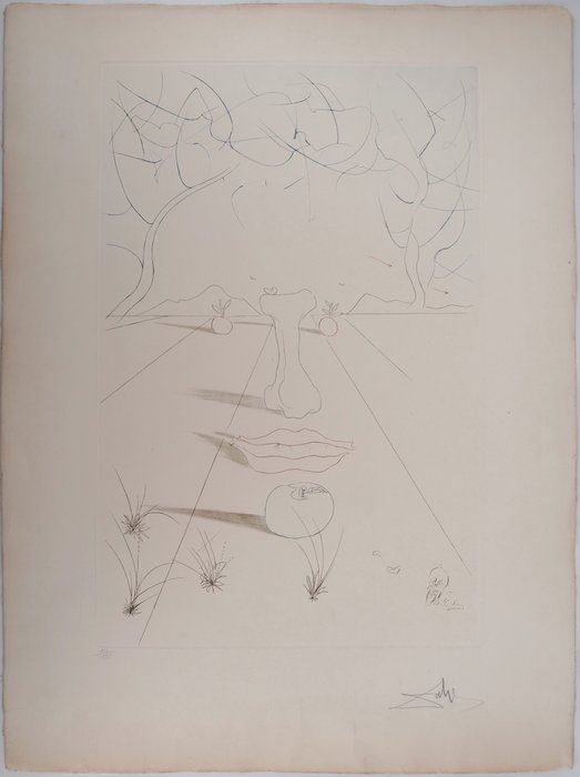 Salvador Dali (1904-1989) - Visage surréaliste