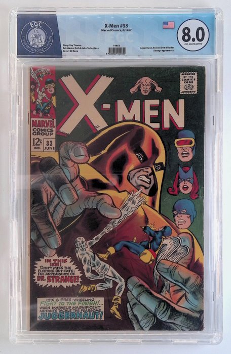 X-Men #33 - EGC graded 8.0 - 1 Graded comic - 1967