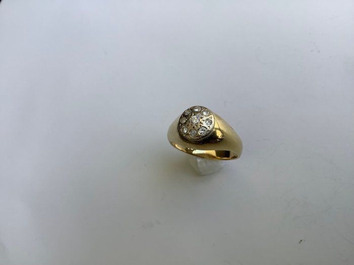 Ring - 18 kraat Gulguld -  0.27ct. tw. Diamant (Natur)  - Diamant