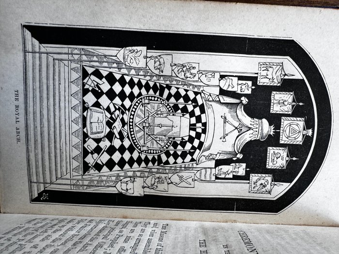 Ceremony of Exaltation - The Text Book of Freemasonry/Masonic Songs/Three Lectures - 1874