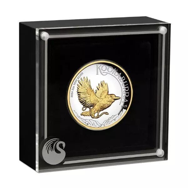 Australien. 2 Dollars 2024 Kookaburra - Gilded, 2 Oz (.999)