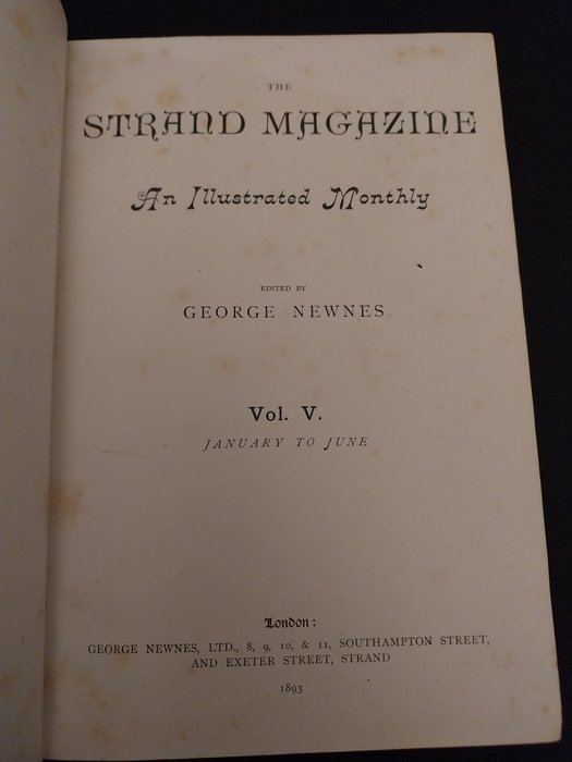 Arthur Conan Doyle  others - Strand Vol V and VI (11 parts of Sherlock Holmes) - 1893