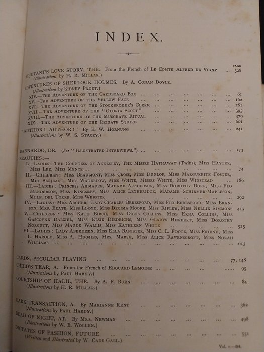 Arthur Conan Doyle  others - Strand Vol V and VI (11 parts of Sherlock Holmes) - 1893