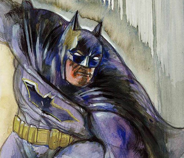 Nacho G. Benavente - Batman - Original Painting - Hand Signed