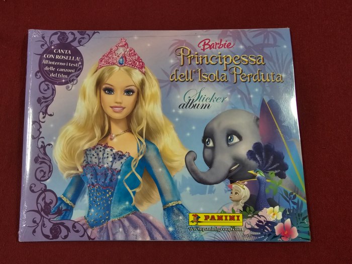 Panini - Barbie Principessa dell'Isola Perduta - 1 Factory seal (Empty album + complete loose sticker set)