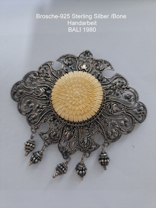 Broche  øreringe - Bali - Indonesien  (Ingen mindstepris)