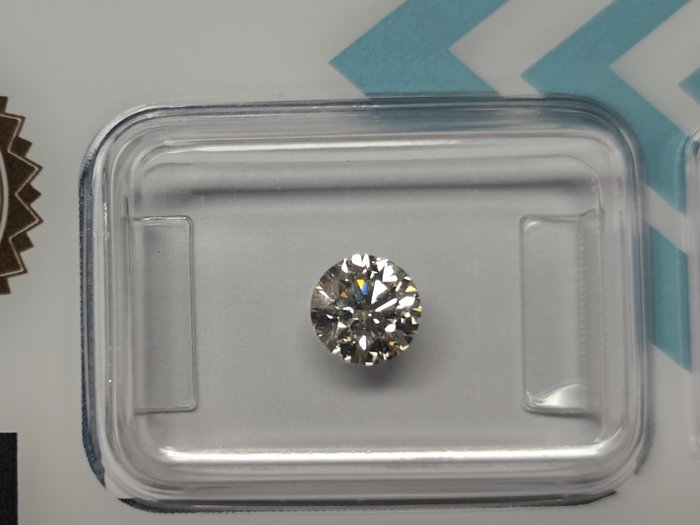 2 pcs Diamant  (Natur)  - 1.23 ct - Rund - H - VVS1 - International Gemological Institute (IGI)